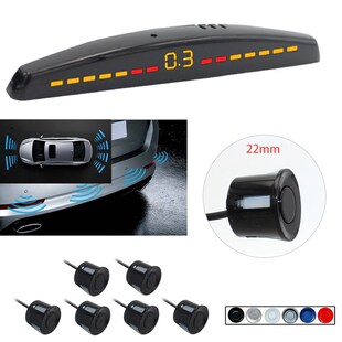 好货6 Sensors Buzzer 22MM Car Parking Sensor Kit Reverse Bac