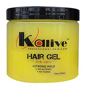 Kalive2style Mens Hair Styling Gel 16 Oz Strong Hold Hair