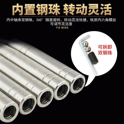 钢筋工专用扎勾超硬钢筋钩扎钩绑钩桩心钢耐敲打扎丝钩不锈钢钩子