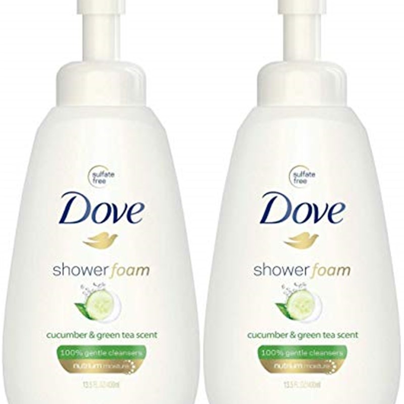 Dove Shower Foam Body Wash - Cucumber & Green Tea Scent - Ne