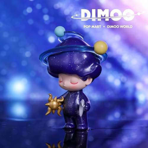 Authentic Dimoo space travel series of astronauts meow star