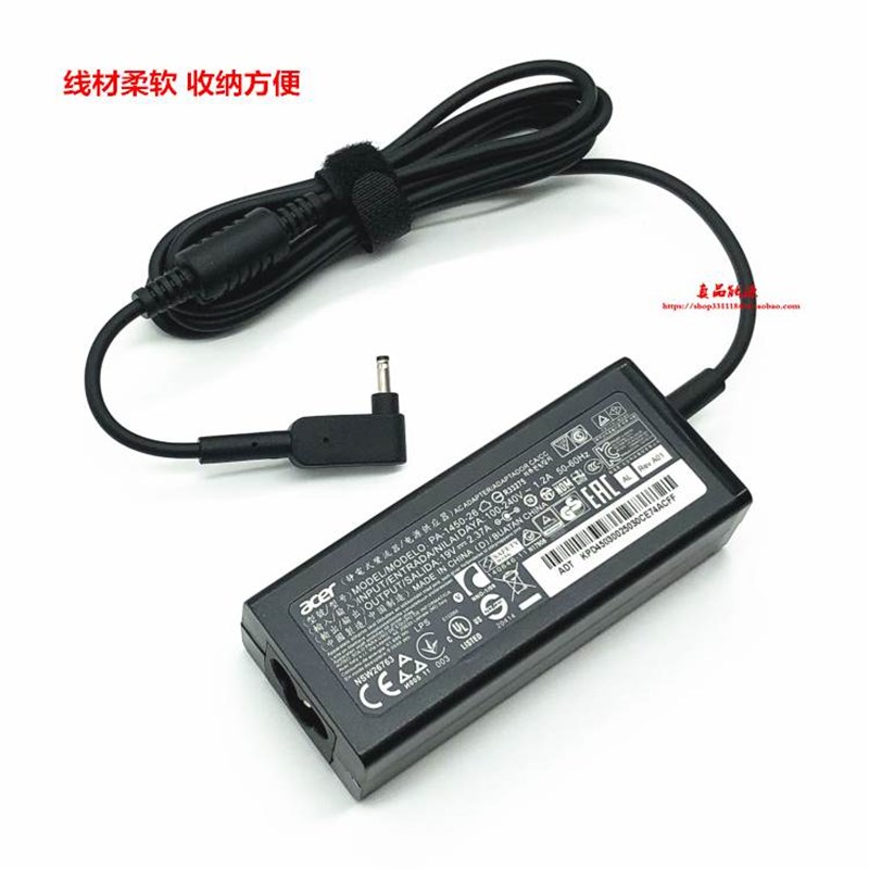 宏基EX214 SF114-31 32笔记型电脑电源配接器acer蜂鸟N17W3充电线
