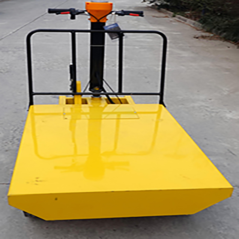 顺诚电动手推车可站骑四轮平板车运输周转搬运工地建筑仓库物流车