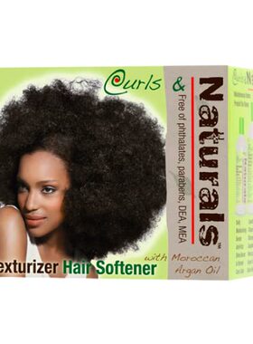 Curls & Naturals Texturizer Hair Softener with Moroccan Arga
