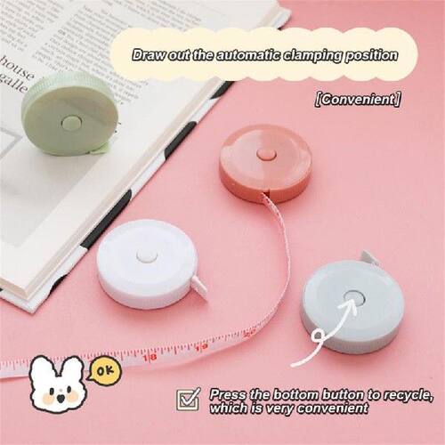 极速1.5m/60inch Soft Tape Measure Double Scale Body Sewing F