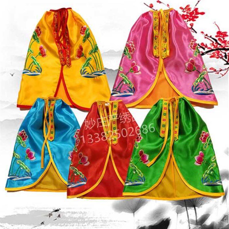 新品佛像荷花小披风佛衣观音菩萨衣送子娘娘斗篷神衣佛袍30 40 50