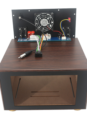 奇瑞E5汽车CD机老款瑞虎原车载主机音响改装家用机箱外壳木箱尾线