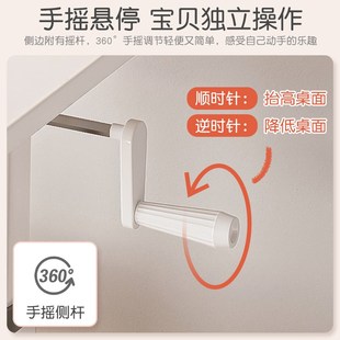 办公桌子可升降桌儿童学习桌家用写字桌 实木升降桌书桌电脑桌台式