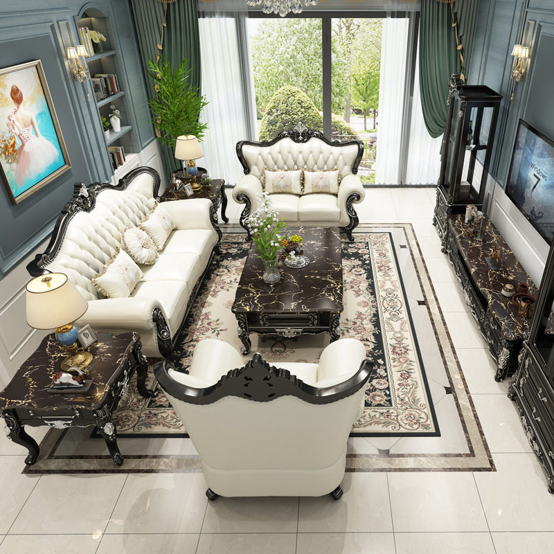 暖树新古典黑檀实木沙发欧式沙发法式奢华简欧别墅客厅家具