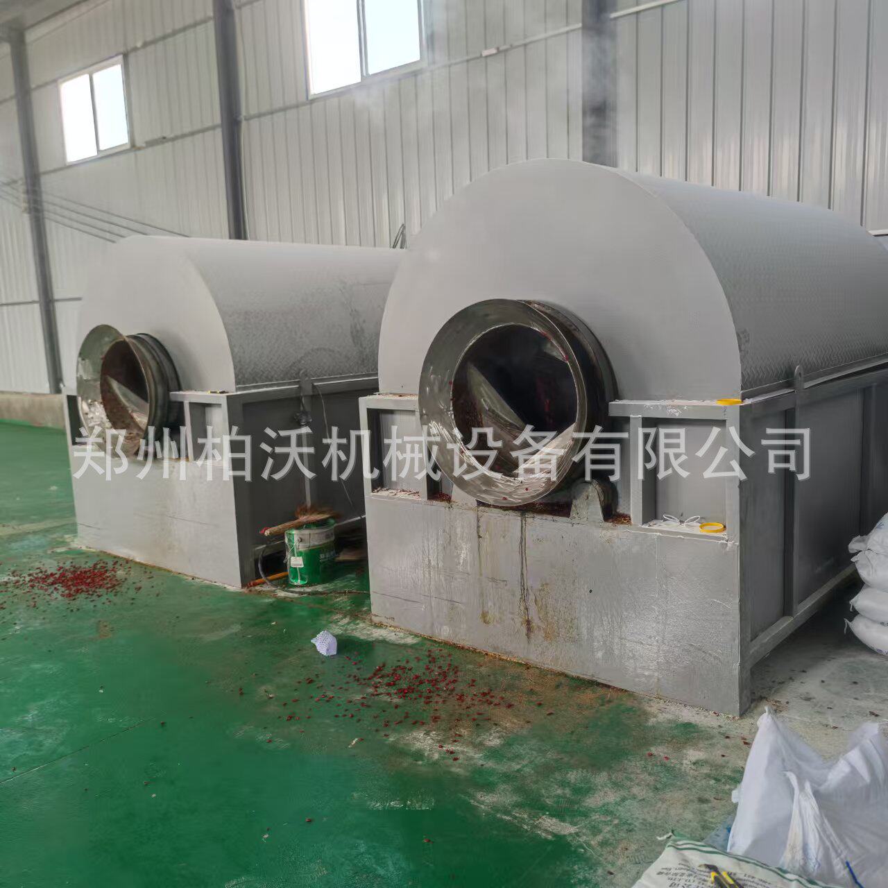 小型封闭滚筒自吸除湿炒花生机 不锈钢滚筒花生烘炒干燥炒锅