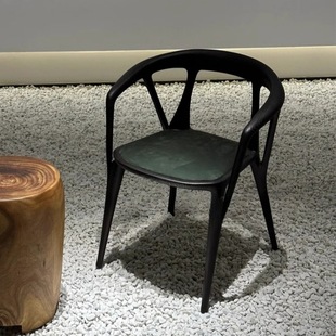 中古风茶桌椅实木扶手树杈高端餐椅北欧复古创意 树叉椅 XZC671