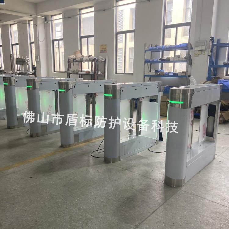 小区出入口自动门摆闸不锈钢双通道双向人行闸机刷卡识别翼闸
