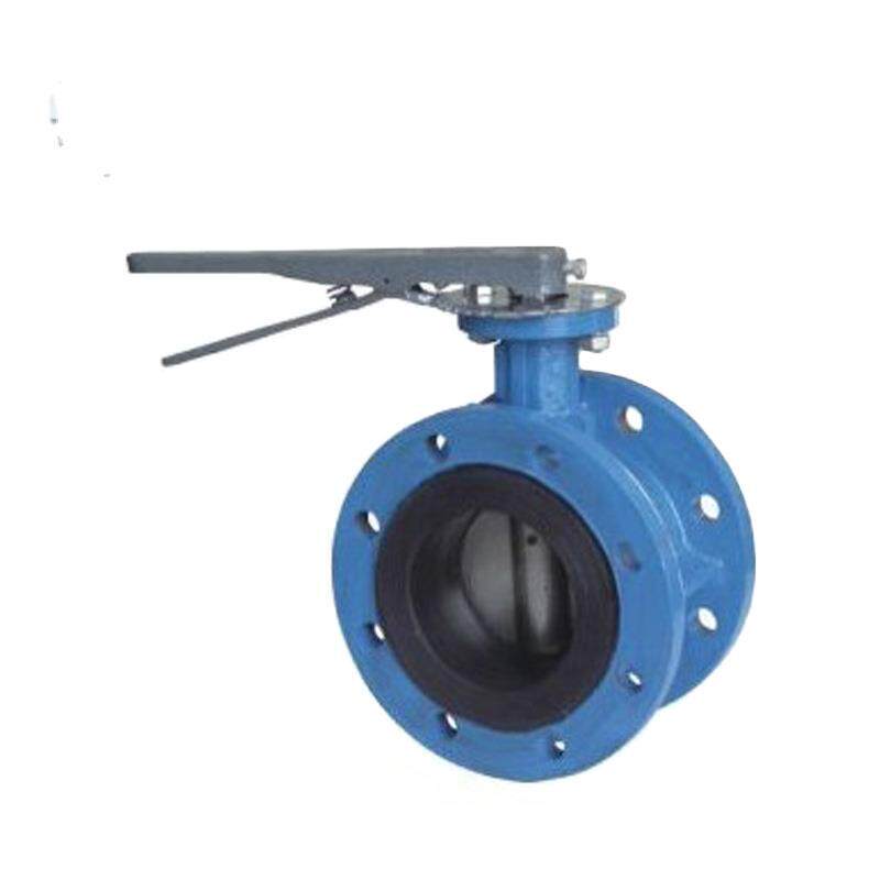 供应D41X-16软密封手柄法兰蝶阀手动法兰式蝶阀DN40 50 100