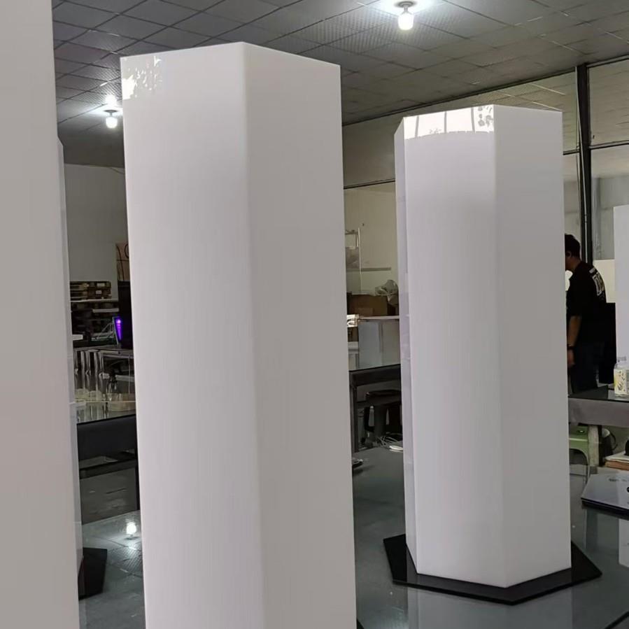 亚克力产品展示台展架盒子有机玻璃白色盒罩子