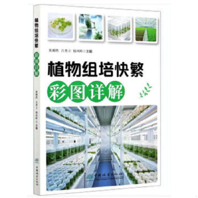 正版速发9787521908213 植物组培快繁彩图详解  焦顺然 吕秀立 杨风岭编 中国林业出版社 焦顺然,吕秀立,杨风岭编 中国林业出版社