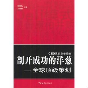 洋葱：全球顶级策划 剖开成功 宿春礼 王荣奎主编 社 正版 中国海关出版 速发9787801651068