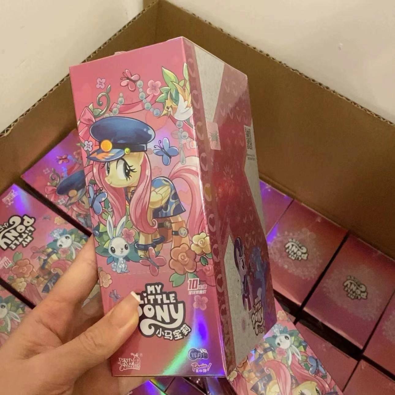 正版小马卡牌宝莉彩虹辉月稀有闪卡趣影包魔法友谊卡公主女孩卡片