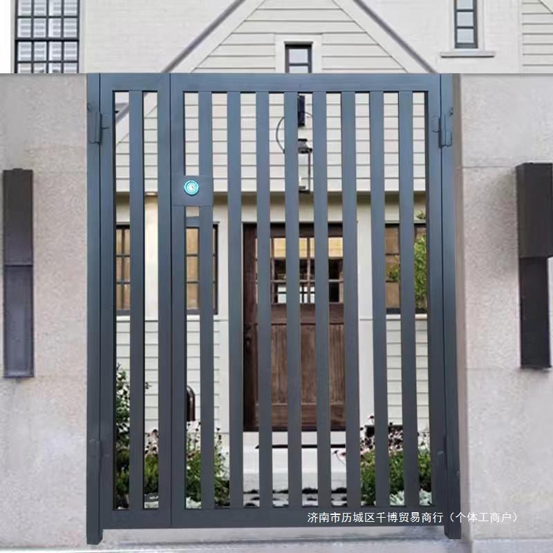 户外铁门院子小门别墅花园门单开小门庭院门乡村围墙栅栏门铁艺门