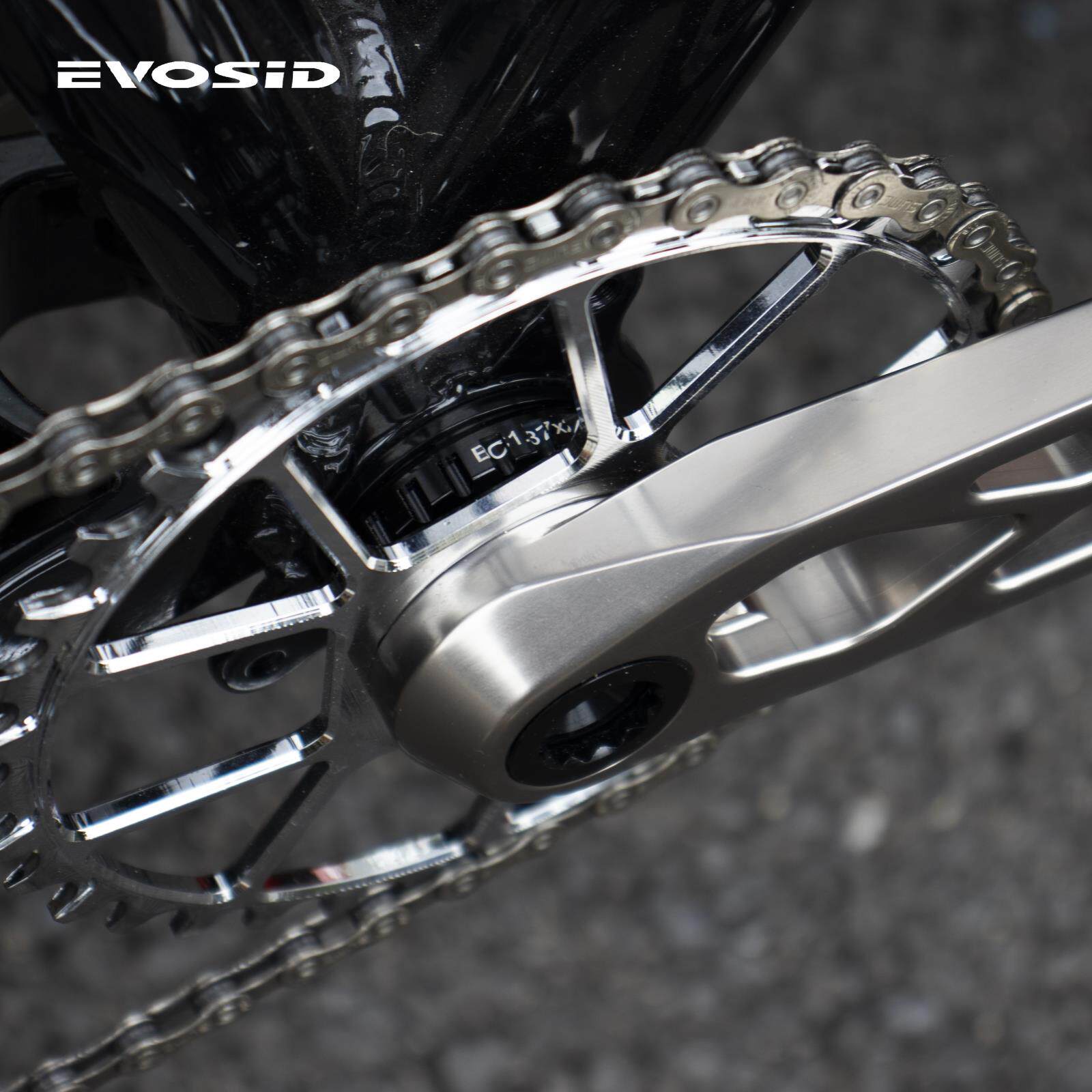 EVOSID山地自行车DUB镂空曲柄越野速降165/170/175mm中空一体曲柄