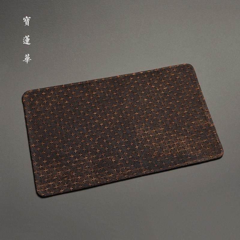 复古十字纹香云纱茶席 含丝干泡茶席布艺茶垫 隔热布垫茶杯垫壶垫,居家布艺,茶席,淘宝优惠券,粉丝福利购,淘宝优惠卷