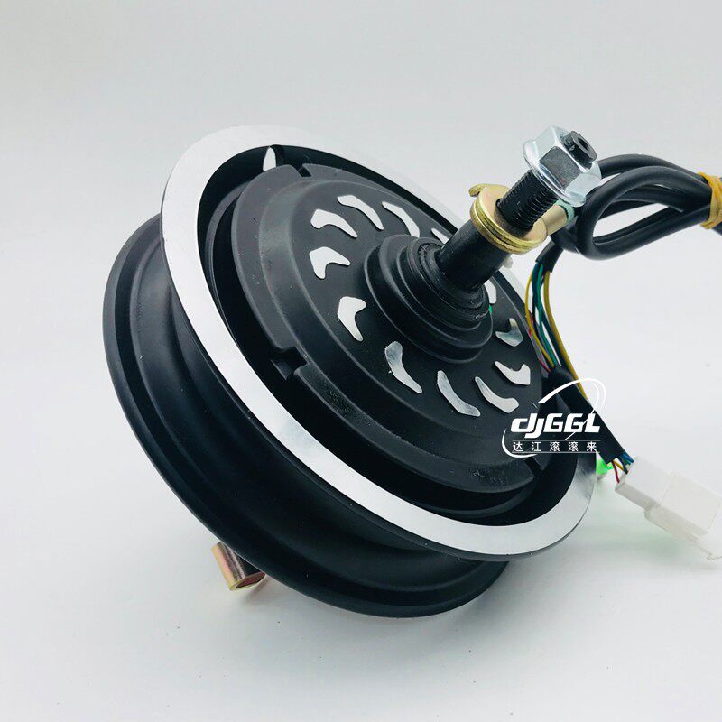 10寸电机轮毂滑板车改装套件24V350W36V48V电动车十寸电机轮毂