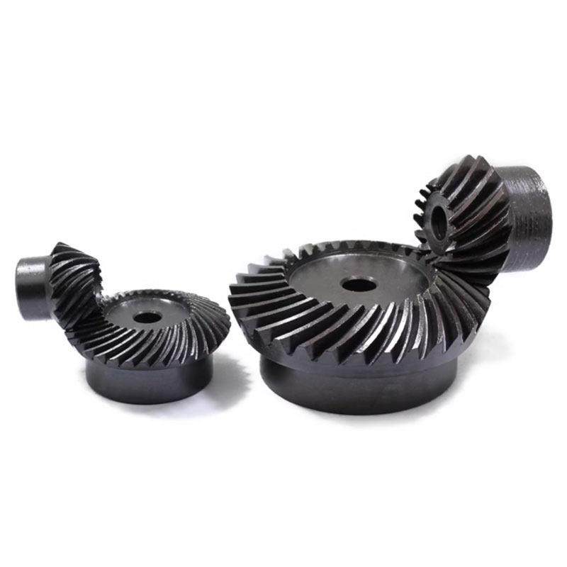 螺旋伞齿轮1比1或1比2或1比3或1比4传动现货45号钢淬火发黑1到6模,五金/工具,齿轮,淘宝优惠券,粉丝福利购,淘宝优惠卷