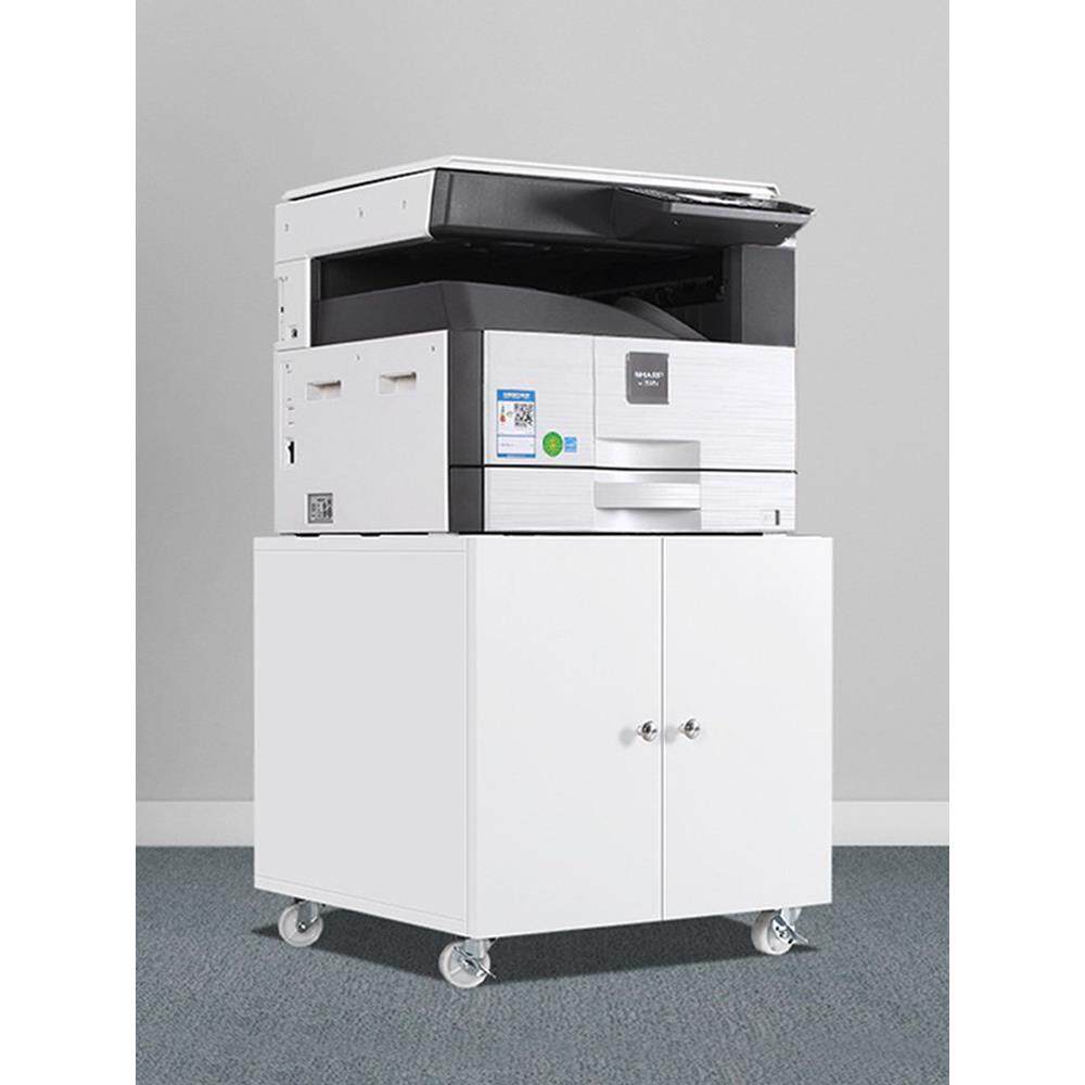 打印机柜落地式A3覆印机工作台放置柜带轮子的移动低柜大型打印机