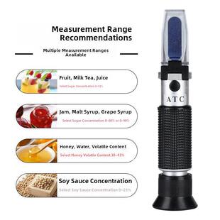 糖计,盐度计,果糖计,高精度甜度计,蜂蜜折光计,切削液浓度计