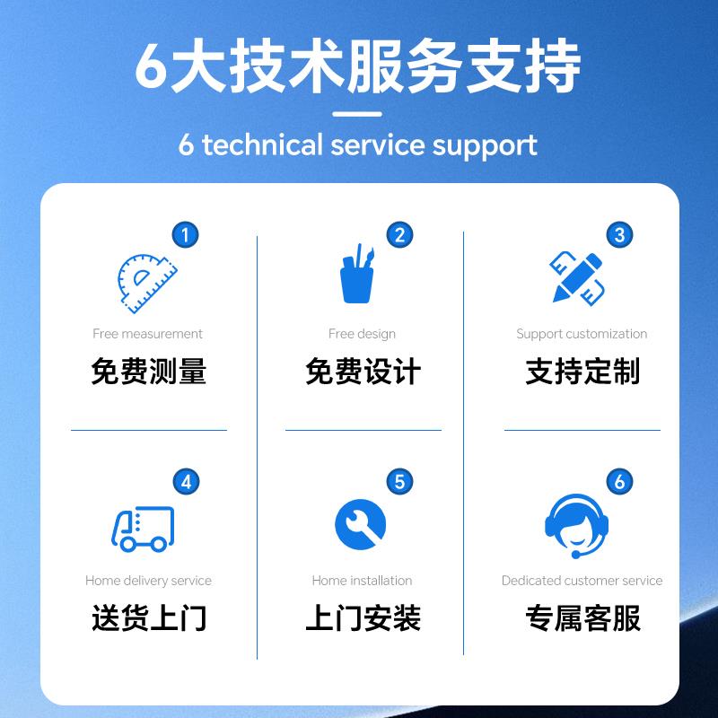 玻璃护栏铝合金不锈钢栏杆卡槽立柱玻璃露台护栏楼梯扶手室内室外