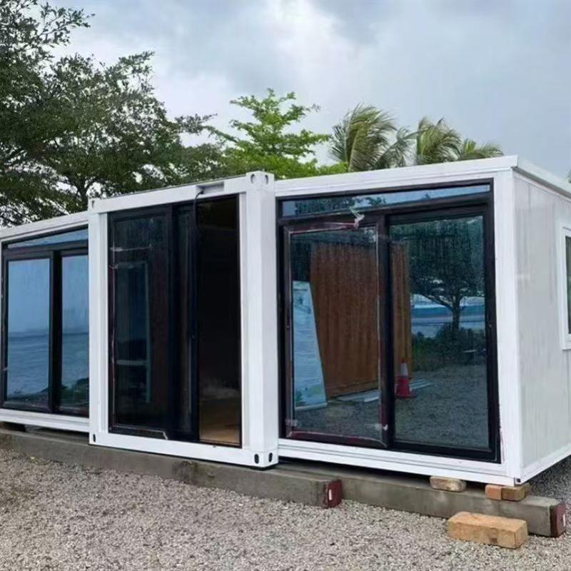 双翼扩展折叠房房屋厂房移动小屋会展可定制阳光房方舱医院活动房