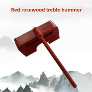 京福韵红花梨木高音梆子木鱼实木戏曲邦子红木梆子打击乐器配敲棒