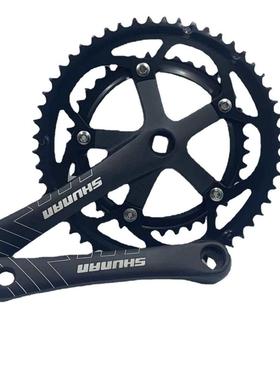 顺科公路车大齿盘双盘大齿盘铝合金碟片170mm 53-39T曲柄自行车炼