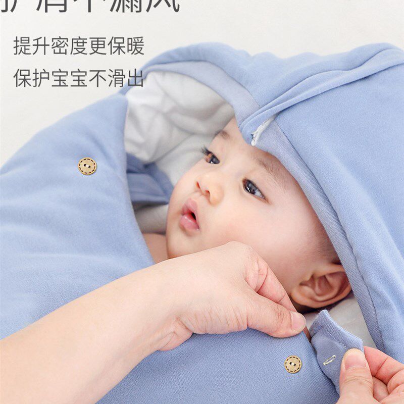 新生婴儿四季加厚包被睡衣初生宝宝恒温睡袋防惊跳抱被儿童防踢被
