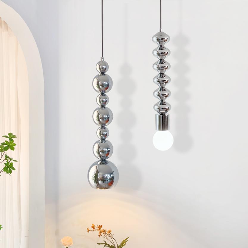 包豪斯小吊灯现代简约创意个性卧室床头吧台圆球葫芦形可升降灯具