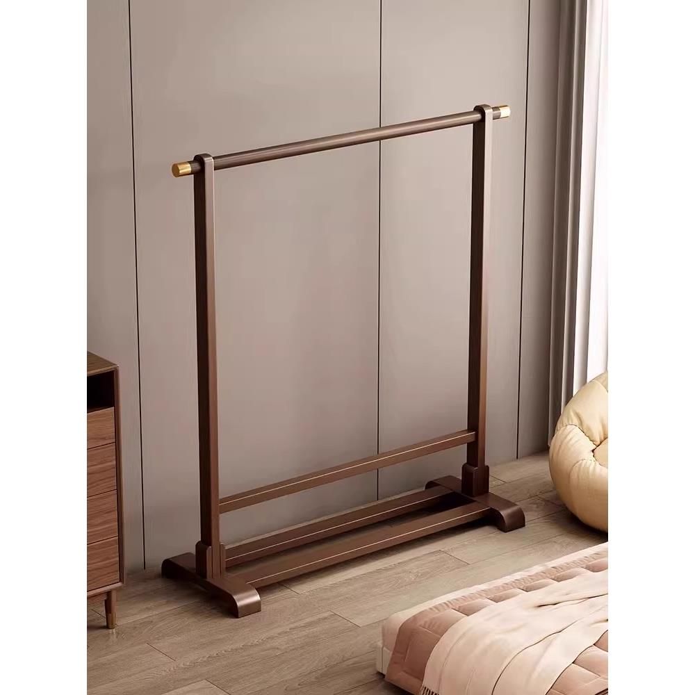 德国KJKN实木挂衣架家用北欧挂衣架子落地卧室床边简易衣帽架