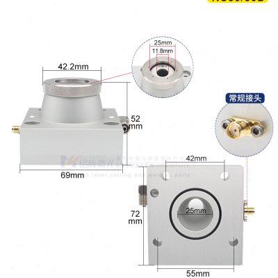 WSX万顺兴原装NC30光纤激光切割电容头传感器带气冷跟随件NC30B