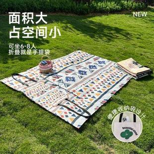 户外露营野餐垫网红ins风摆摊野营氛围感加厚防潮大号便携餐桌布