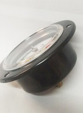 Y50ZT轴向带边压力表真空表负压表真空机仪表-0.1-0MPA插管式6mm