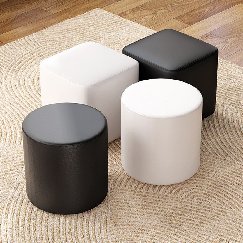 幼儿园皮凳子家用小圆凳培训机构方凳图书馆软包沙发凳茶几凳坐墩,住宅家具,换鞋凳,淘宝优惠券,粉丝福利购,淘宝优惠卷