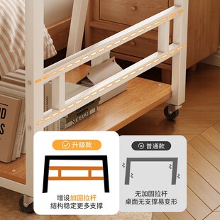 家用小户型卧室桌子简易现代工作学习笔记本可移动书桌 电脑桌台式