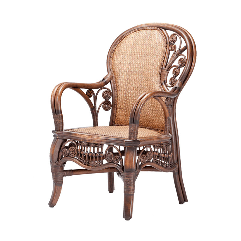 长青堂 单人靠背藤椅 全藤椅子阳台家用腾椅藤编乘凉休闲单人椅子,住宅家具,阳台椅,淘宝优惠券,粉丝福利购,淘宝优惠卷