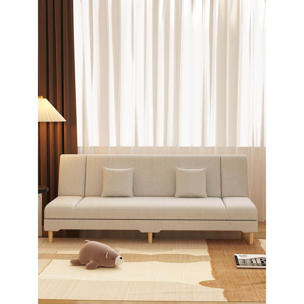 布艺沙发2023新款小户型可叠两用沙发床租房午休客易厅出简沙saba