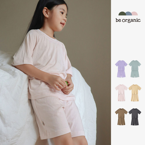 安睡衣羊毛家居服套装童装短袖