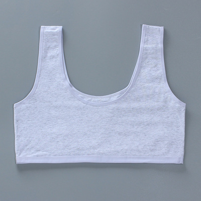 文胸大码发育期胖130-200斤 加肥加大棉高中学生夏小背心