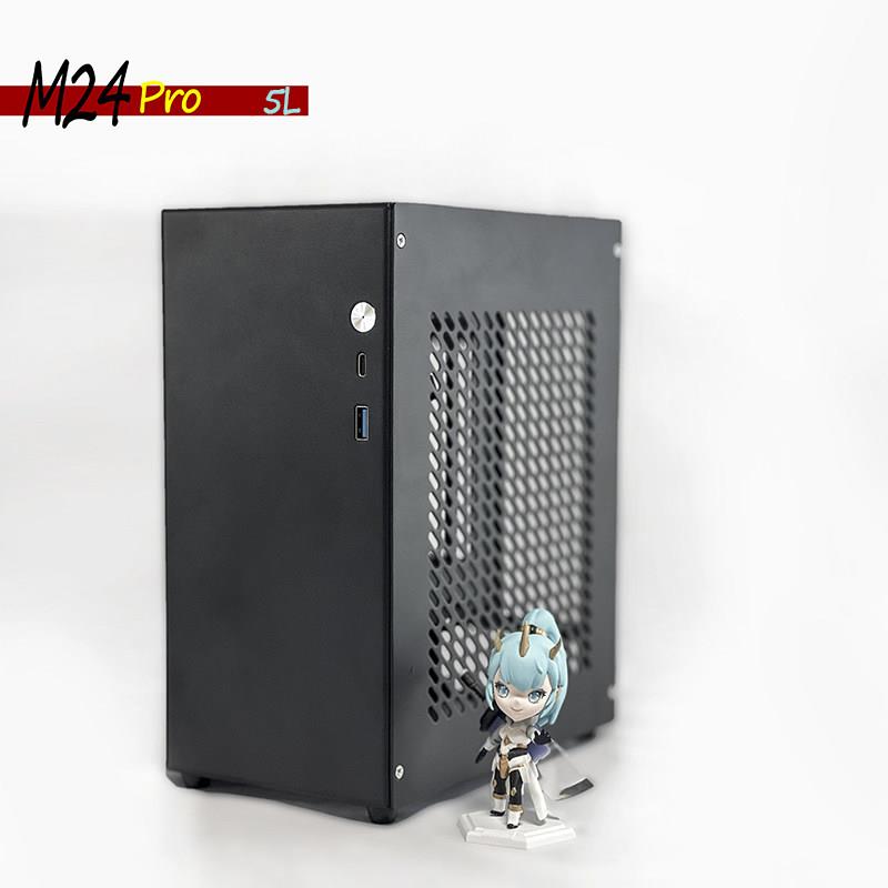 速迫M24pro ITX迷你便携机箱 支援Mini-ITX主板钢制HTPC机箱