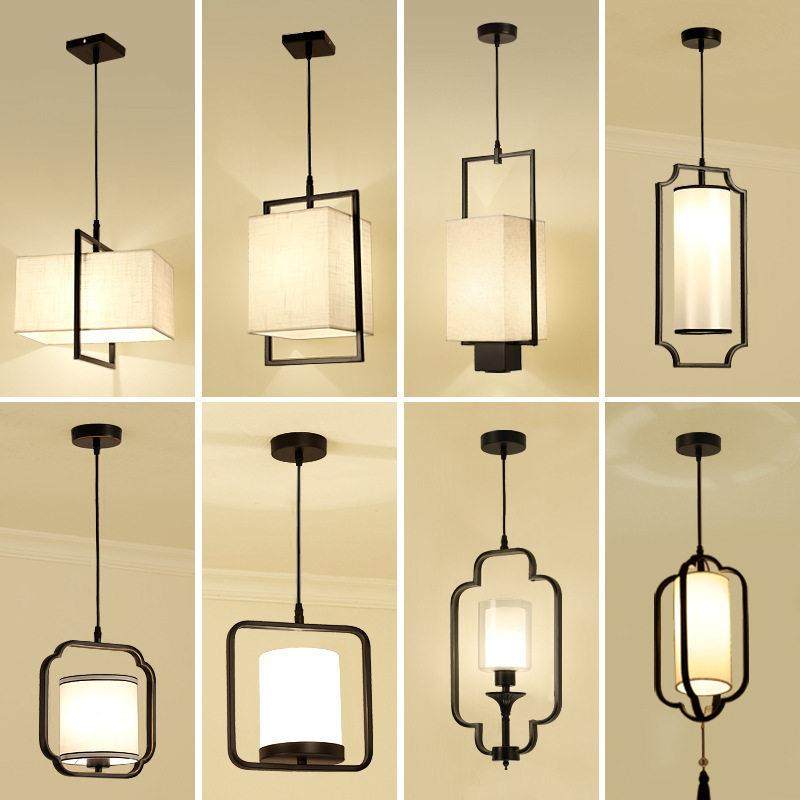 新中式小吊灯单头中国风吧台灯餐厅吊灯玄关过道走廊卧室床头吊灯,家装灯饰光源,客厅吊灯,淘宝优惠券,粉丝福利购,淘宝优惠卷