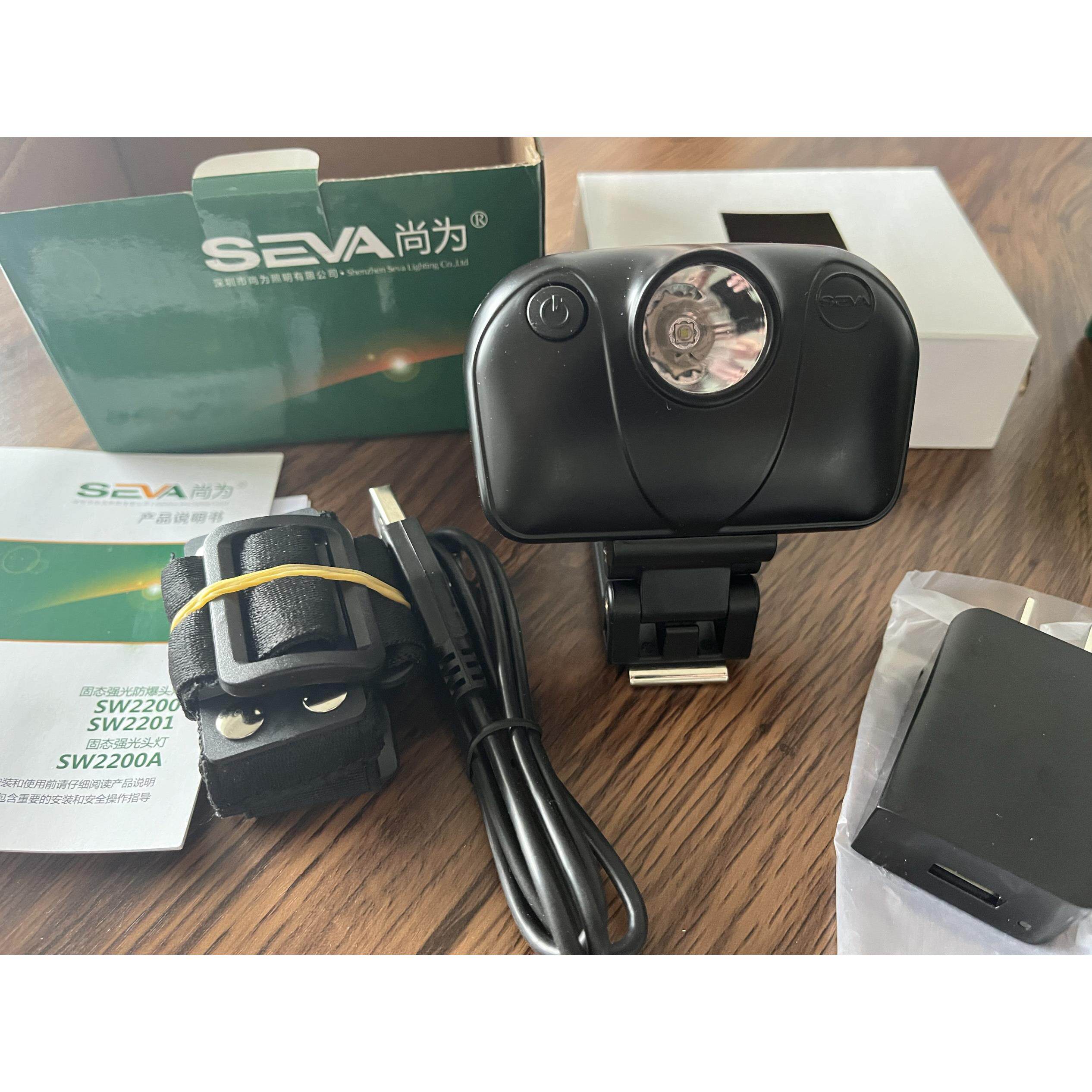 尚为SZSW2200固态强光防爆头灯SW2201头戴式矿帽灯SZSW2200A - 实物图