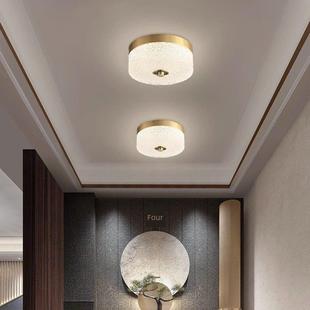 新型中国风全铜吸顶灯通道灯走廊灯2025新型简约入口灯卧室阳台灯