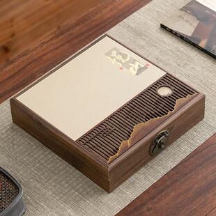 中式国风高端普洱茶饼礼品盒包装盒空礼盒357克送礼高档福鼎白茶