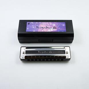 BoogieMan口琴初学十孔蓝调蓝调10孔BM 蓝网官方店园园同款